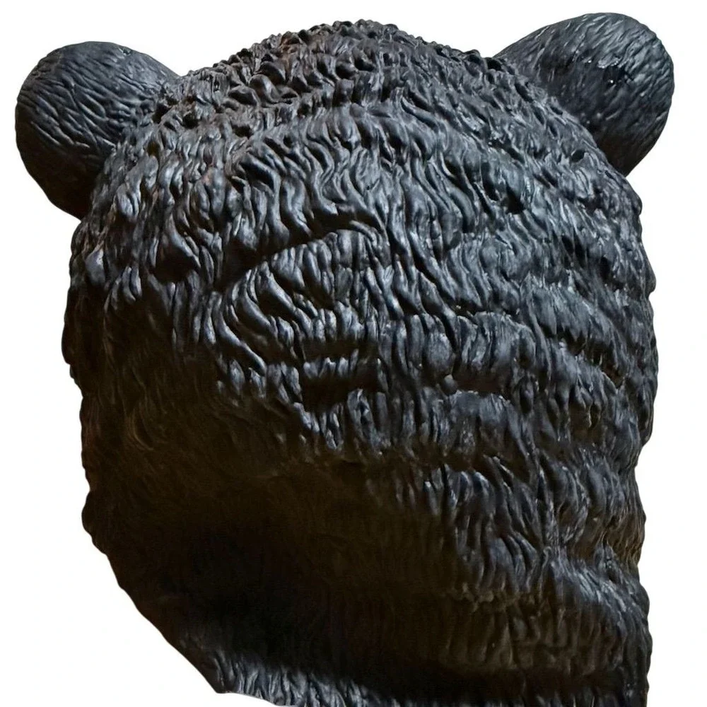 Realistic Black Bear Full‎ Head Mask Halloween Costume Accessory cosplay animal